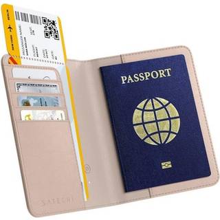 Satechi Vegan-Leather FindAll Passport Cover - Rose