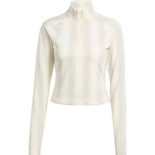 Half-Zip Graphic Football Long-Sleeve trøje - Off White - 2XS