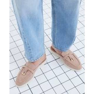 River Island River Island Pink Gumsole Slip On Loafers - eu355
