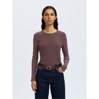 Stribet Langærmet T-shirt