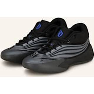 Dame X sko - Core Black / Iron Metallic / Lucid Blue - 46