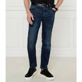 Maine-jeans med regular fit i termoregulerende blå denim