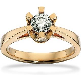 Prinsesse Ring i 14kt. guld m. 0,50ct. diamant