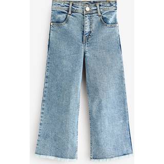 Angel & Rocket Angel & Rocket Blue Brooke Wide Leg Heart Print Pocket Jeans