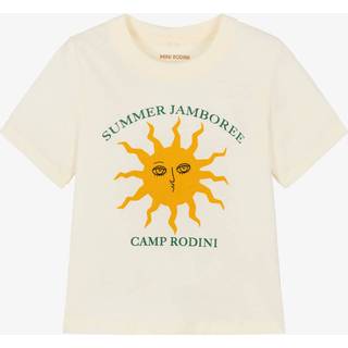 Mini Rodini GOTS Sun Sp Kortærmet T-shirt Offwhite  80/86 cm    80/86 cm  unisex