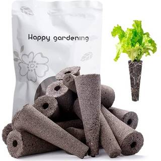 Vækst tørv-svamp til hydroponisk dyrkning - 12 stk, passer til vores hydroponiske køkkenhaver