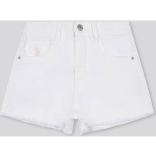 U. S. Polo Assn U. S. Polo Assn White Wash Denim Shorts - 140-146cm (10-11 Years)