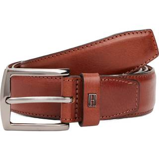 Denton Flag Plaque Leather Belt