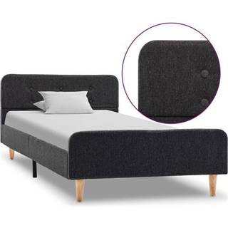 Sengestel Hessian - Mørkegrå / 100 x 200 cm