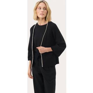 Part Two TrittePW Cardigan - Sort - Str XL - Damer