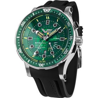 Vostok Europe PX84-511A770-GRE Herren-Taucheruhr Hybrid Batiscafos Grün