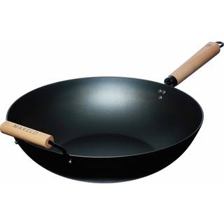 Mareld Wok 36 cm, Forbrændt kulstål