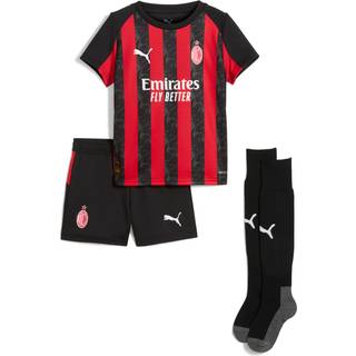 PUMA AC Milan 25/26 Home Minikit Kids, Clothing, Red/Black, 4-5Y - Black - 4-5Y
