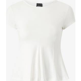 Gina Tricot-Peplum top-Toppe-Hvid-M-Dame