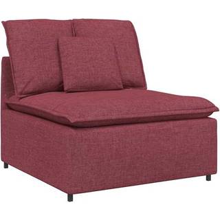 Modulopbygget Sofaarmlænsendemodul Med Hynder 100 Cm - Vinrød / centre sofa