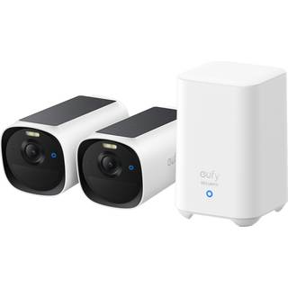 Eufy eufyCam E40 sikkerhedskamera + HomeBase 2 (2-pak)