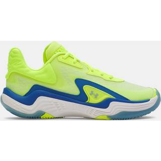 Under Armour Spawn 7 Unisex Basketball Shoes High Vis Yellow / Blue Atlantis / Metallic Blue Calm 49.5