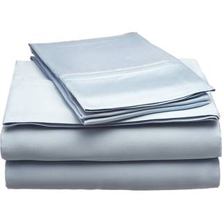 Superior Modal fra Beechwood 300 tråd seng ark sæt 1 Elastisk dyb lomme monteret ark 1 fladt ark 2 pillowcases blød cool ark sateen weave sengetø