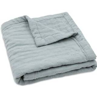 Jollein Tæppe Jaquar Muslin, Sea Green