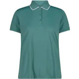CMP Women's Polo Stretch Piquet Polo-shirt Damer størrelse 44 farve turkis
