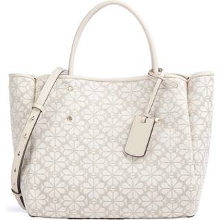 Kate Spade New York Spade Flower Jacquard Håndtaske natur