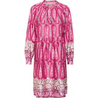 Cream Cramina Dress Kjoler 10614109 Pink Paisley Border (36)