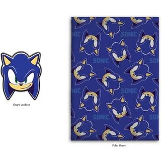 SONIC - Coral Blanket 100x140cm + Cushion