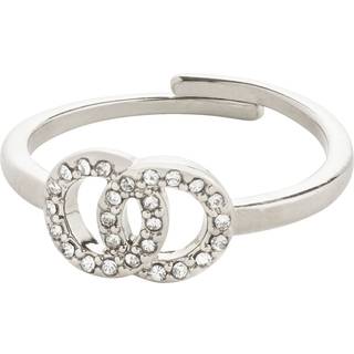 Pilgrim LULU halos stack ring sølvbelagt