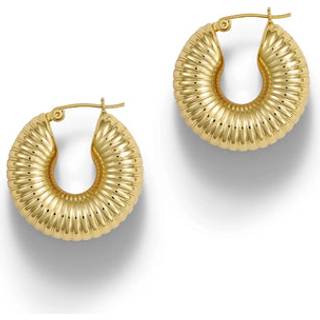 ANNI LU Ripple Øreringe 18 kt. Forgyldt Messing 251-30-63 - Dame - Brass