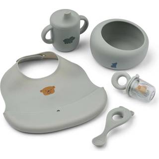 LIEWOOD Mileah Baby Spisesæt 5 Dele, Dove blue
