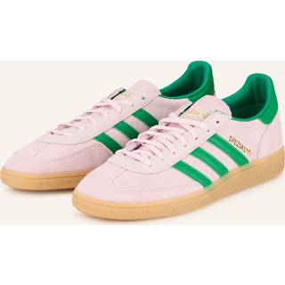 adidas Handball Spezial - Women's - Clear Pink Green Gold, 42 2/3