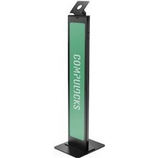 Compulocks BrandMe stand - for tablet enclosure - brandable - black - with Lighting Kit