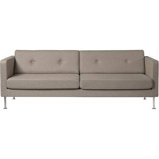 FDB Møbler L42 Firhøj 3 pers. sofa - Redbridge / Stål
