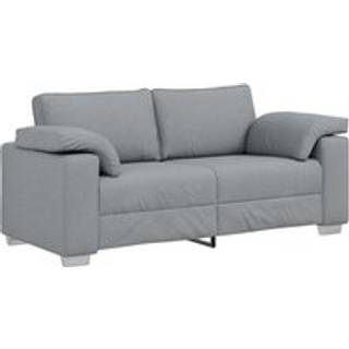Sofa Med Pude Lysegrå 180 X 77 X 82 Cm Stof