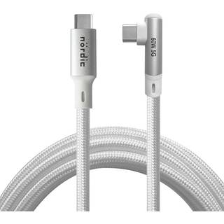 NÖRDIC VR Link-kabel 5m USB3.2 Gen1 USB-C til C 5Gbps 3A Hurtigopladning Quest 2 Super Speed USB Link-kabel Hvid