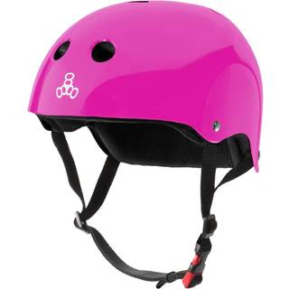 Triple Eight Certified Sweatsaver Skaterhjelm (Pink Glossy)