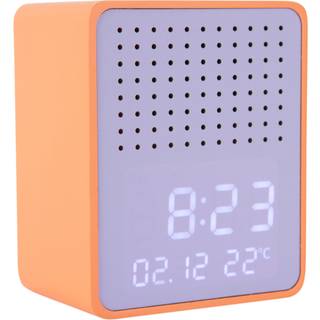 Karlsson Funky Vibes Speaker Vækkeur KA6060OR - Unisex - Quartz