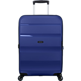 American Tourister Bon Air DLX Spinner Blå Kuffert - Mellem - 66 cm