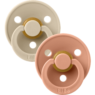 BIBS Colour Latex Vanilla/Peach 2 pak - Flere størrelser