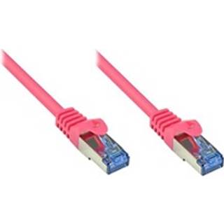 Alcasa Cat6a 2m netværkskabel Magenta S/FTP (S-STP)