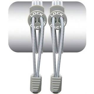 Lock Laces No Tie Shoelaces Cool Grey, OneSize