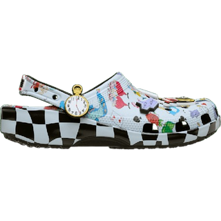 Crocs unisex Disney Alice in Wonderland Print Classic Clogs Multi 45