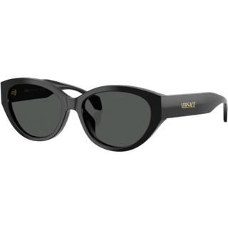 Versace Kvinde VE4495D GB1/87 Solbriller Acetat Sort Grå Rund Normal