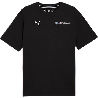 Men&#39;s Puma BMW M Motorsport Essentials+ Logo T-Shirt, Black, Size XS, Clothing - Black - XS
