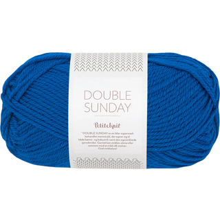 Double Sunday garn fra Sandnes Garn - Electric blue PetiteKnit