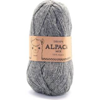 DROPS Alpaca 517 Mellemgrå (Mix) Indhold: 100% superfin alpaca Garngruppe: A (23 - 26 masker) / 5 ply / sport Vægt/længde: 50 g = ca. 167 meter Anbefalede pinde: 3 mm Strikkefasthed: 10 x 10 cm = 24 m x 32 p Håndvask, max 30°C / Tørres fladt / Kan filtes.