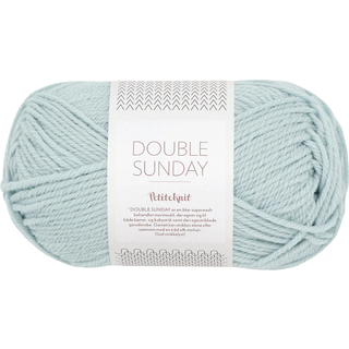 Sandnes - PetiteKnit Double Sunday farve 5930 Pale Blu