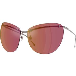 DIESEL Unisex DL1007 115/D0 Solbriller Metal Grå Violet Cat Eye Spejlet