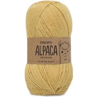 Drops Alpaca garn Unicolor Fv. 9028 Lemon Pie