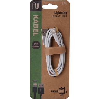 USB-A til lightning kabel - 1 meter